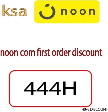 noon com first order discount